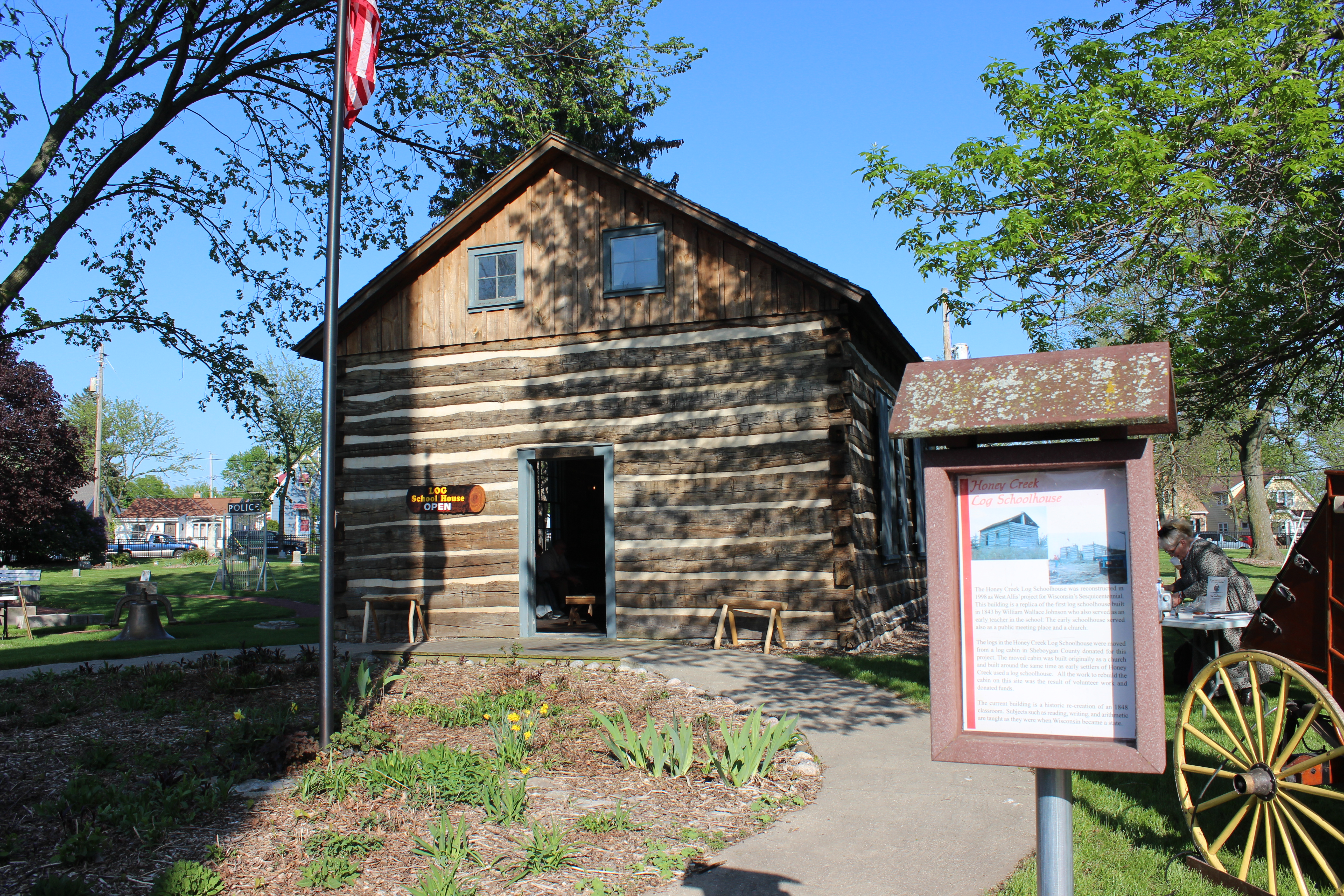 West Allis Log Cabin Schoolhouse